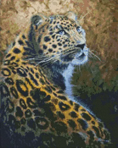 Набір з алмазною мозаїкою Граціозний хижак AMO7561, 40x50 см