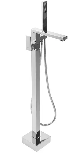 Смеситель для ванны Rea Tery хром напольный REA-B5305 Хром - фото 1