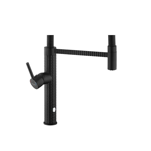 Змішувач для кухні Kroner KRP Ersel - SCH03999 Чорний матовий - фото 6