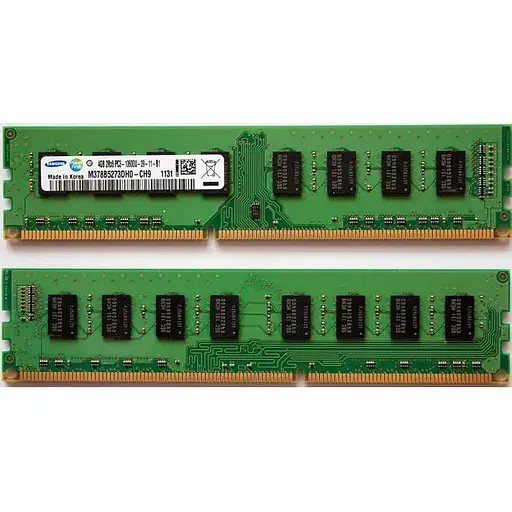 Оперативна пам'ять Samsung DDR3 4GB 1333MHz 2Rx8 PC3-10600, non-ECC Unbuffered Б/В