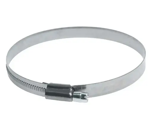 Хомут металевий черв'ячний Karro 160-180 мм універсальний 30412 - фото 1