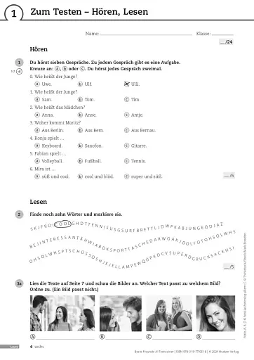 Beste Freunde A1. Testtrainer mit Audios online - фото 5