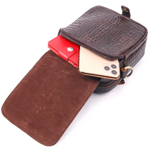 Кожаная сумка мужская Vintage 13,5х18х6 см sum0022410 - фото 6