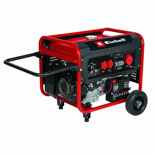 Генератор Синхронний Einhell TC-PG 8000 230В/400В, 3.3/8.0кВт, електростартер, AVR 25л, 96.74кг / 7500 Вт / Бензин (4152640) - фото 1