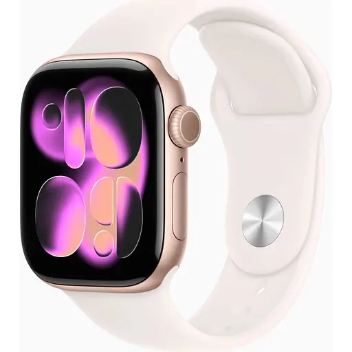 Смарт-часы Apple Watch Series 11 GPS 42mm Rose Gold Aluminium Case with Light Blush Sport Band - S/M (MEU04RK/A)