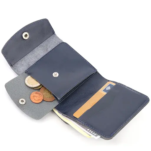 Кожаный портомный унисекс Shvigel 10.7х9.5х1.5 см acs0022847 - фото 4