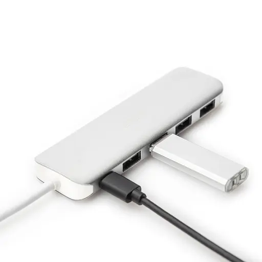 USB-Хаб Digitus USB-C 4xUSB-A/USB-C (DA-70242-1) - фото 6