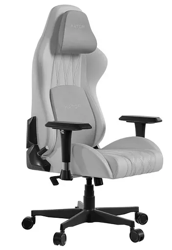 Ігрове крісло HATOR Darkside 3M PU White (HTC3001M) - фото 1