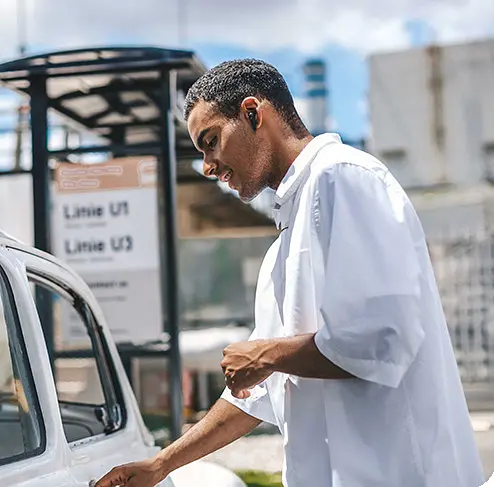 Беспроводные наушники 1MORE ComfoBuds TWS, IPX5, ENC, BT5.0, 25mAh, 410mAh, 4h, Headphones (ESS3001T) Black UA UCRF - фото 5