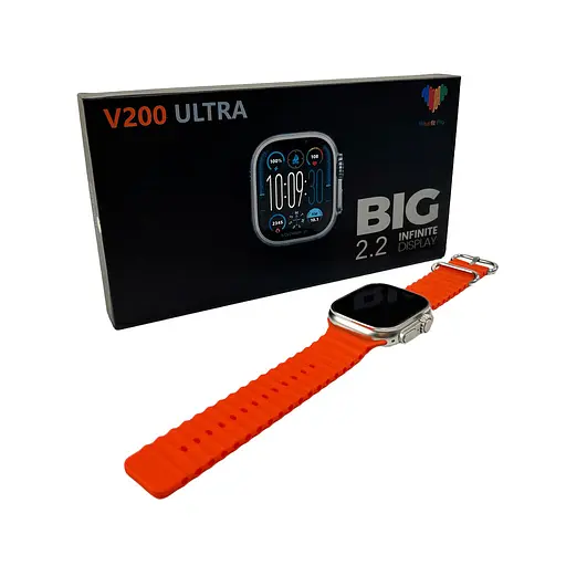 Смарт-часы BIG V200 Ultra 44mm 180 mAh IP65 Gold - фото 2