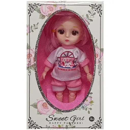 Детская кукла Fashion Sweet Girl Bambi 3396-144 Розовый - фото 1