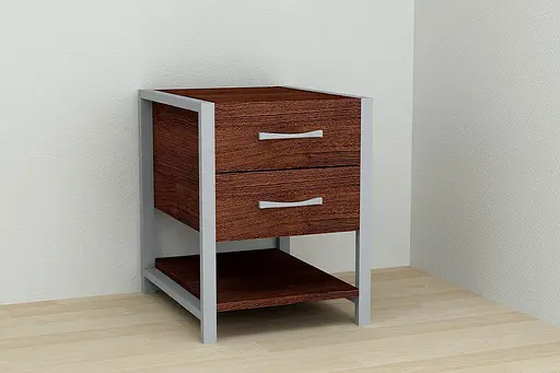 Тумба універсальна Ferrum-decor Вів'єн 2/1 50x41x40 сірий ДСП Венге 16мм (FRD-106186) - фото 5