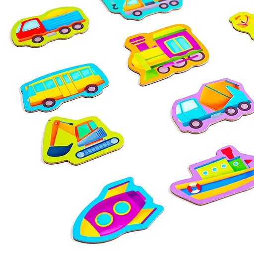 Набор магнитов MAXI "Транспорт" Vladi Toys VT3106-26, 17 шт - фото 2