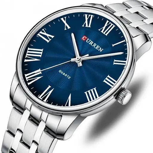 Часы мужские наручные Curren Greece (Серебристые) - фото 2