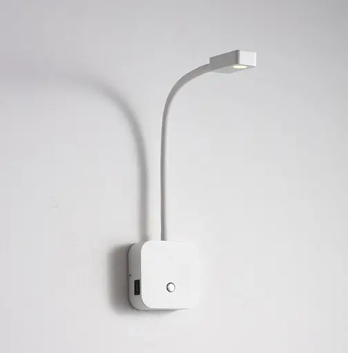 Бра з USB Kloodi DECO WA-SNAKE SQ565 3K WH - фото 7