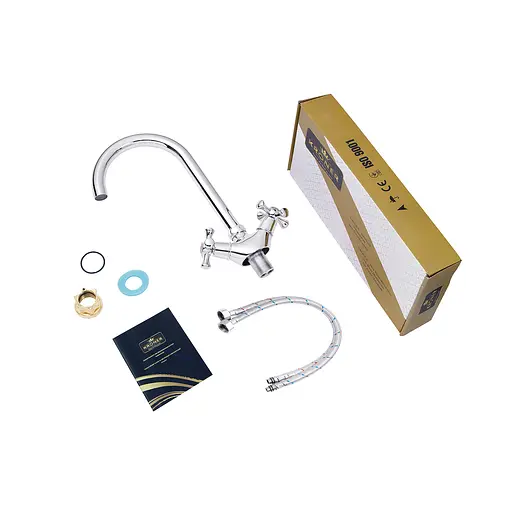 Змішувач для кухні Kroner KRM Rhein - C034 CV018616 Хром - фото 7