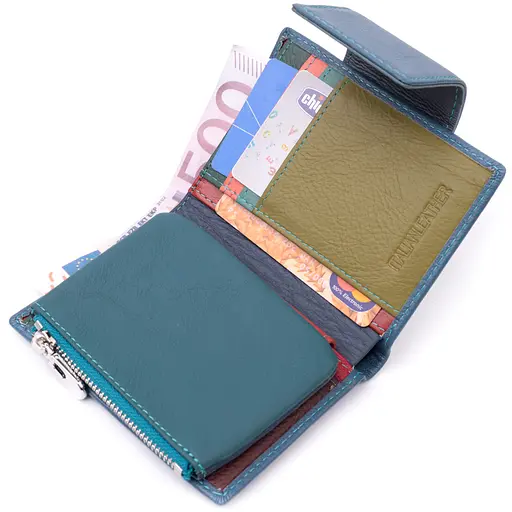 Кожаный женский кошелек ST Leather 9х12х1.5 см acs0028362 - фото 5