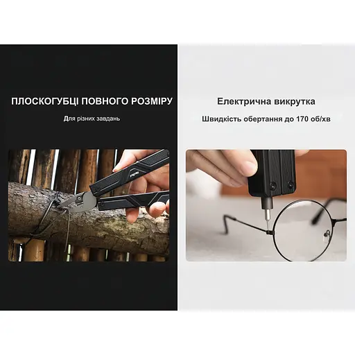 Мультитул з електричною викруткою Nextool Gemini - фото 13