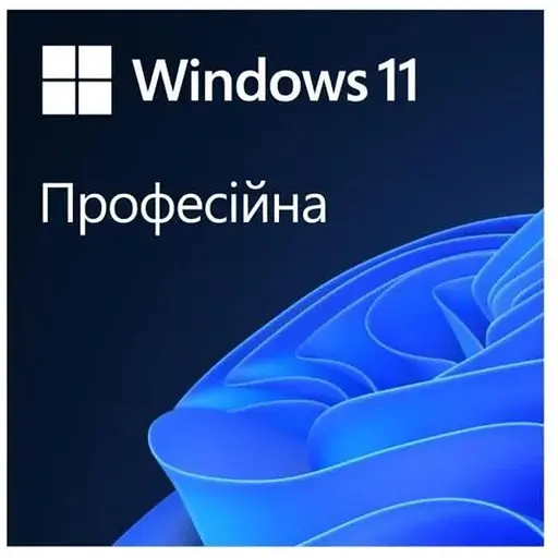 Windows 11 Професійна, 64-bit, українська версія, на 1 ПК, OEM версія на DVD (FQC-10557)