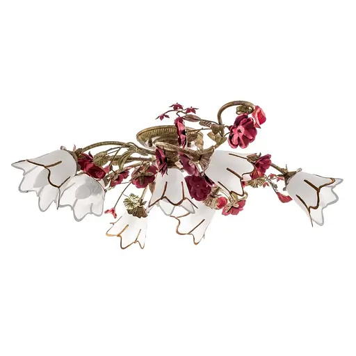 Люстра стельова Brille флористика E14 60W GR (BKL-512S/7)