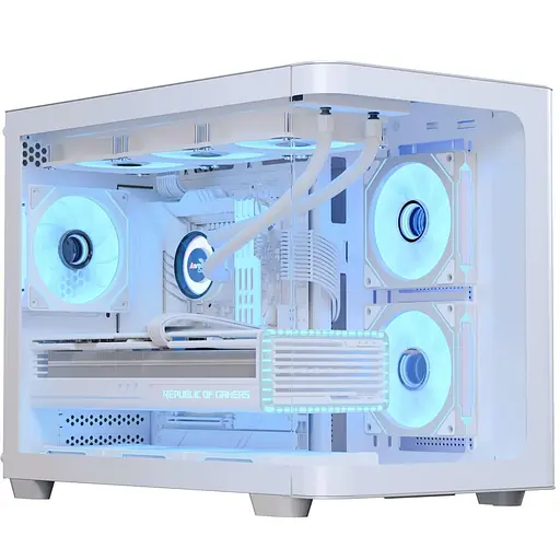 Корпус Aerocool P300C-G-WT-v1 белый без блока питания (ACCS-PN02033.21) - фото 1