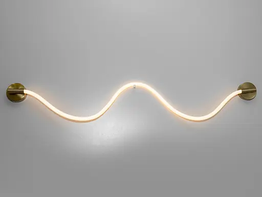 Светодиодный светильник шланг, мощностью 18Вт, цвета бронзы - фото 2