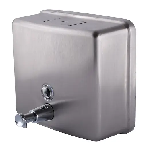 Дозатор для рідкого мила Hotec 13.115 Stainless Steel, Хром матовий - фото 2