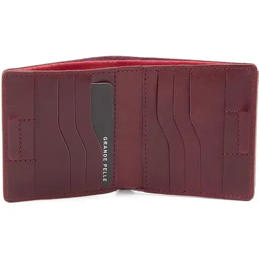 Мужской кожаный кошелек Grande Pelle 11.5х11.5х1 см acs0029263 - фото 3