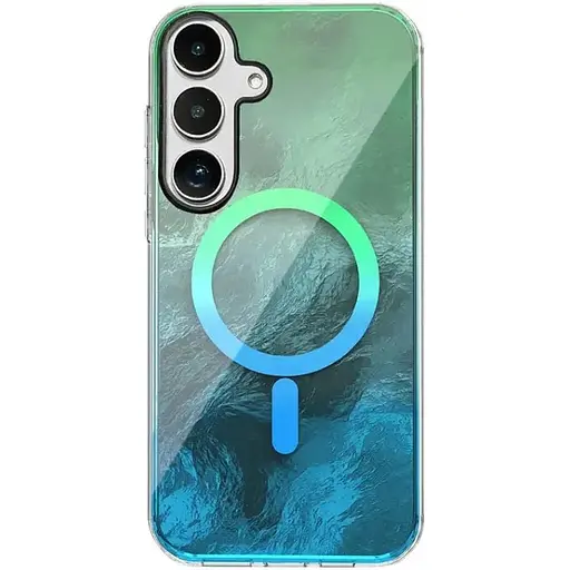 Чохол TPU Epik Shiny Mountain (MagFit) для Samsung Galaxy S23 FE Green/Blue - фото 1