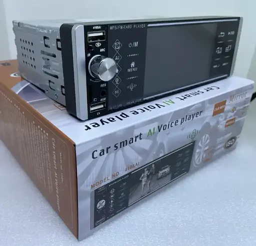 Автомобільна магнітола 1din Lesko 4168 AI mp3 мультимедійна з екраном Чорна - фото 7