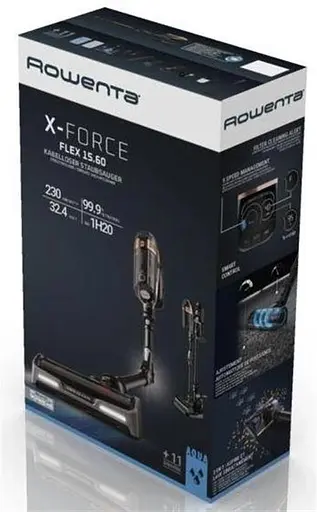 Пылесос аккумуляторный Rowenta X-Force Flex 15.60 Aqua RH99G1WO - фото 10