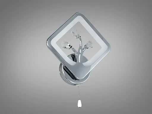 Декоративное светодиодное бра 15W, хром - фото 3