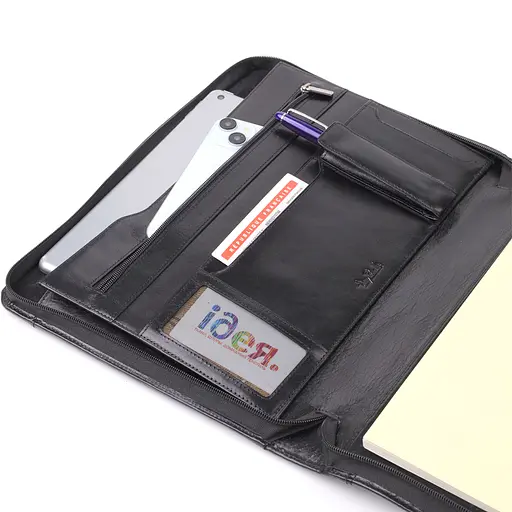 Оригинальная папка с блокнотом из гладкой натуральной кожи TONY PEROTTI 34х24,5х3 см 000315703 - фото 7