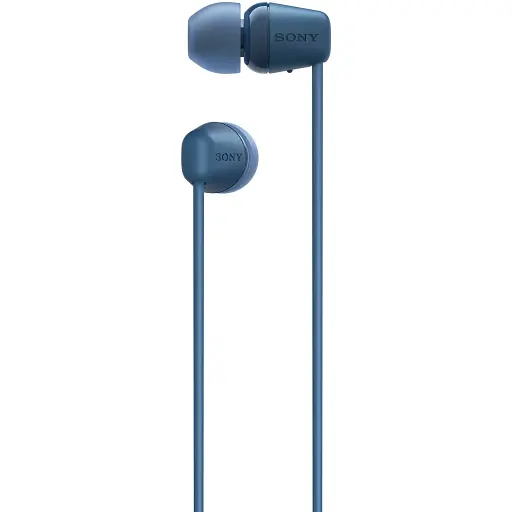 Навушники Sony WI-C100 In-ear IPX4 Wireless сині - фото 2