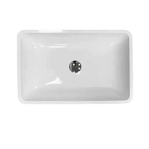 Раковина Adamant умывальник LOWER искусственный камень прямоугольная - фото 9