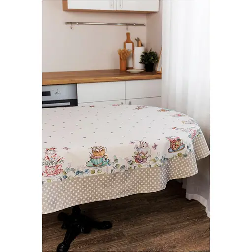 Скатерть Прованс Очарование овальная гобелен 135х240 см (44073) - фото 4