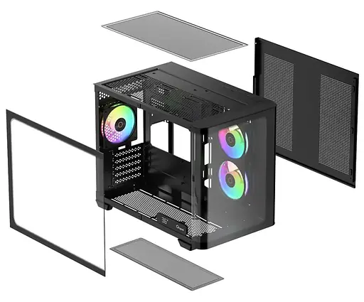 Корпус Ocypus IOTA C50 BK CURVE ARGB DIGITAL (IOTA-C50-BKD300CD-GL) Black (OTA-C50-BKD300CD-GL) - фото 10