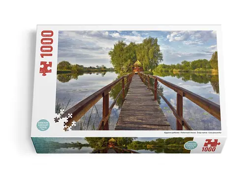 Пазл "Будиночок рибалки" 1000 елементів TRFL_UA/6 DGT-PUZZLE, в коробці (4820266221430) - фото 8