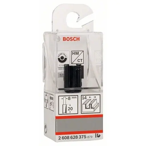 Фреза пазовая Bosch Professional с двумя лезвиями Std S8 D14 L20 (2.608.628.375) - фото 3