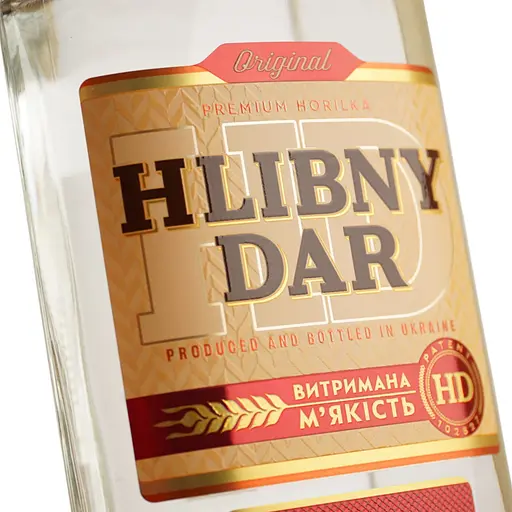 Горілка Хлібний Дар Класична, 40%, 1 л (337180) - фото 5