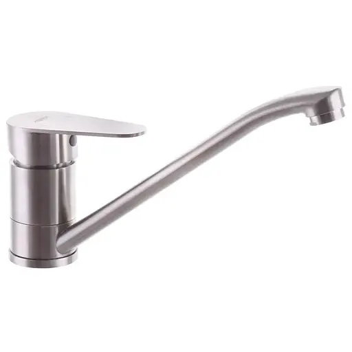 Смеситель для кухни Zerix ASA-004 ZX3139 Нержавеющая сталь - фото 1