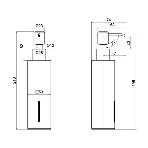 Дозатор для жидкого мыла Q-tap Liberty CRM 1152-2  - фото 3
