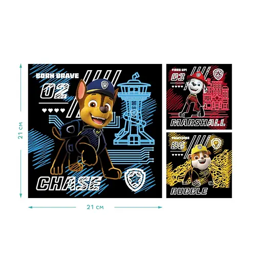 Набор гравюр Paw Patrol "Друзья" Dodo 200193 - фото 4