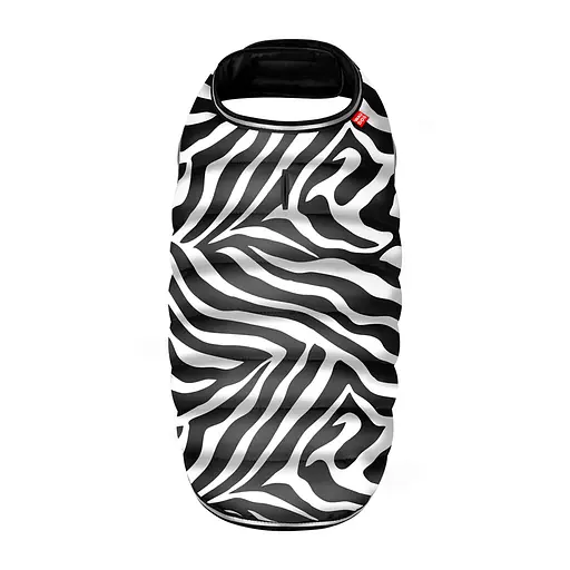 Курточка-накидка для собак Waudog Clothes малюнок Зебра S А 32 см B 41-51 см С 25-35 см - фото 2