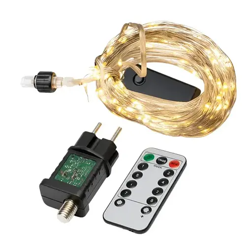 Гирлянда GarlandoPro 1733015Y Конский хвост 600 LED 20 нитей 3 метра желтая - фото 7