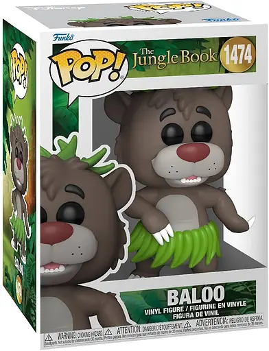 Фігурка Funko Pop Книга джунглів Балу The Jungle Book Baloo 10 см JB BL 1474 - фото 3