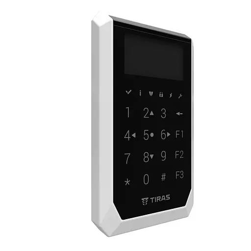 Клавіатура Tiras K-PAD OLED+ Black з OLED-дисплеєм та вбудованим зчитувачем NFC/Mifare (21-00068) - фото 3