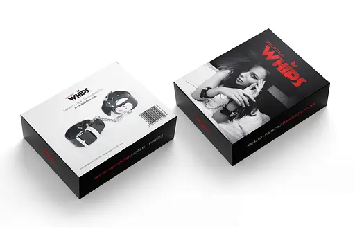 Наручники Whips Collections lakier (чорний) - фото 3