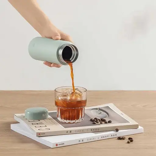 Термос MiJia Vacuum Cup 350 мл MJKDB01PL белый - фото 3