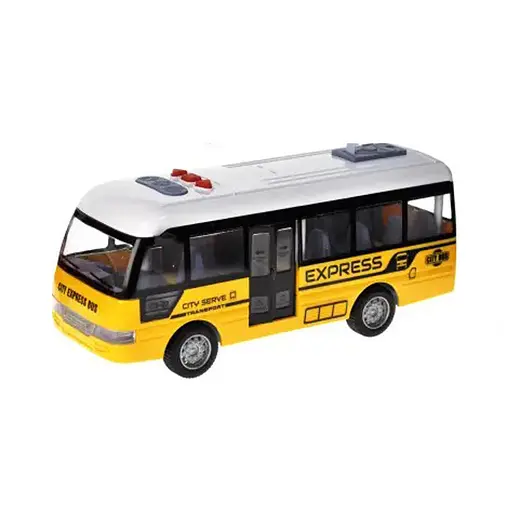 Дитячий інерційний автобус YG Toys YM-9907F(Yellow) 19х6,5х8 см - фото 1